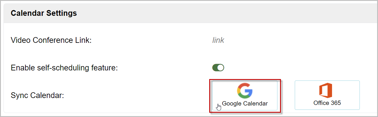 Sync Your Google Calendar